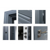 Входная дверь Барселона с зеркалом