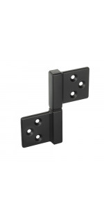 Петля карточная Morelli CH-S 85X82 BL черная