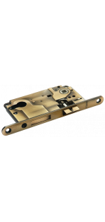 L1885 AB, замок с ригелем под цилиндр, цвет - бронза.