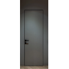 Скрытая дверь с шумоизоляцией Invisible AL-кромка черная
