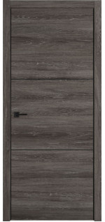 Межкомнатная дверь экошпон Urban 2 Terra Vellum Black Mould Be глухая