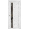 Межкомнатная дверь экошпон Soft Touch UniLine Mramor 30004/1 Marable монте белый стекло зеркало грей