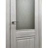 Межкомнатная дверь экошпон Прима-3 Nordic Oak со стеклом White Сrystal