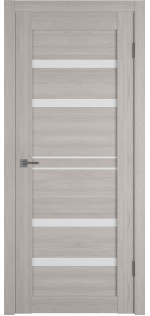 Межкомнатная дверь экошпон Atum Pro 26 Stone Oak White Cloud со стеклом