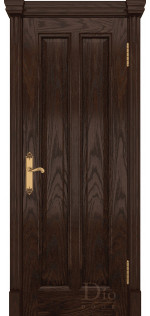 Межкомнатная дверь шпон Тесей FS дуб коньячный глухая.