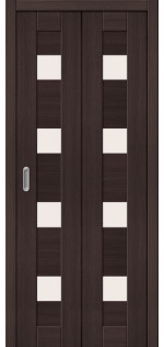 Межкомнатная складная дверь экошпон Браво-23 ДС wenge melinga
