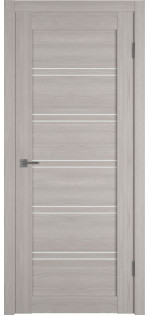 Межкомнатная дверь экошпон Atum Pro 28 Stone Oak White Cloud со стеклом