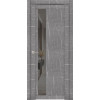 Межкомнатная дверь экошпон Soft Touch UniLine Mramor 30004/1 торос серый стекло зеркало Grey