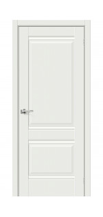 Межкомнатная дверь экошпон Прима-2 White Matt глухая