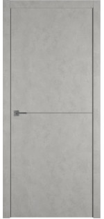Межкомнатная дверь экошпон Urban 1 Antic Loft Silver Mould Se глухая
