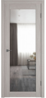 Межкомнатная дверь экошпон Atum Pro 32 Stone Oak Reflex с зеркалом