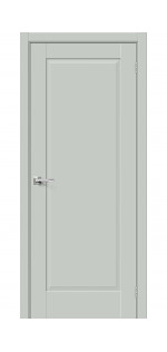 Межкомнатная дверь экошпон Прима-10 Grey Matt глухая