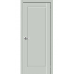 Межкомнатная дверь экошпон Прима-10 Grey Matt глухая