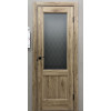 Межкомнатная дверь экошпон Неоклассик-33 Original Oak со стеклом White Сrystal