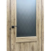 Межкомнатная дверь экошпон Неоклассик-33 Original Oak со стеклом White Сrystal