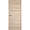 Межкомнатная дверь vfd серия Urban 2 Sand Vellum Black Mould глухая