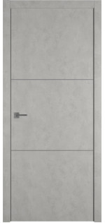 Межкомнатная дверь экошпон Urban 2 Antic Loft Silver Mould Se глухая