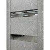 Межкомнатная дверь экошпон Soft Touch UniLine Mramor 30037/1 Marable торос серый со стеклом