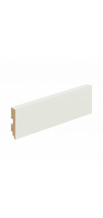 Плинтус прямой винил Super White