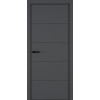 Межкомнатная дверь эмаль Groove ALU Black