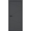 Межкомнатная дверь эмаль Vetrata ALU Black